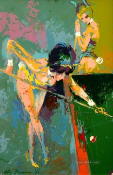Sport Painting - snooker impressionist